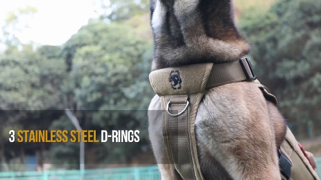 Amazon.com : OneTigris Tactical Large Dog Harness, 5X Metal